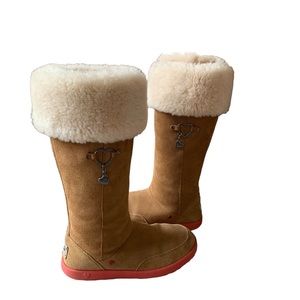 Girls Ugg heart Amber tall boots